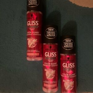 Schwarzkopf GLISS Hair Repair Color Guard Express Leave-in Conditioner 6.8oz 3pk